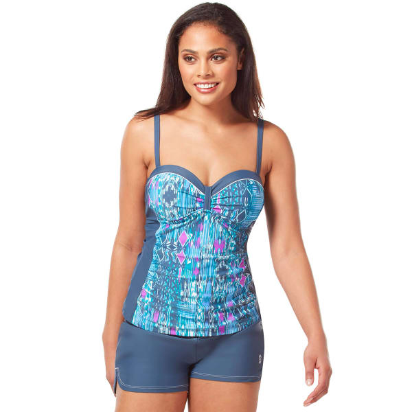 FREE COUNTRY Women's Bandeaux Tankini Top