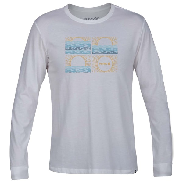 HURLEY Guys' Sunrise Graphic Long-Sleeve Tee