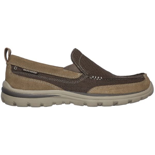 SKECHERS Men's Relaxed Fit Milford Slip On Shoes, Wide