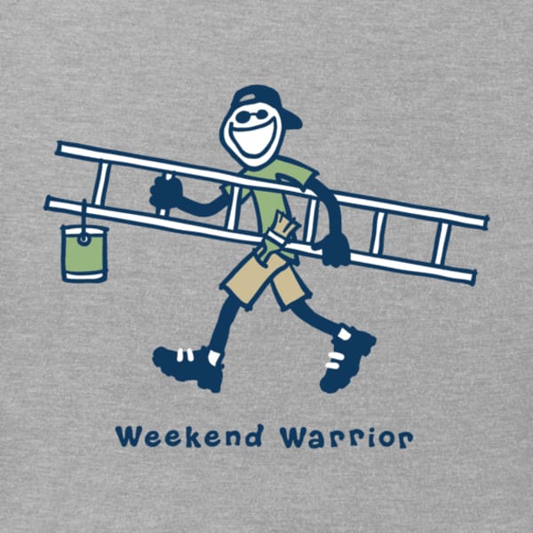 LIFE IS GOOD Men's Weekend Warrior Crusher Tee