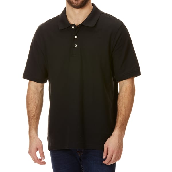 BCC KHAKI Men's Short-Sleeve Pique Polo