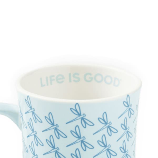 LIFE IS GOOD Dragonfly Diner Mug