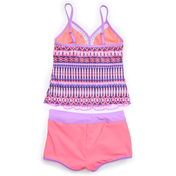 FREE COUNTRY Girls' 2-Piece Boho Tankini Swim Set