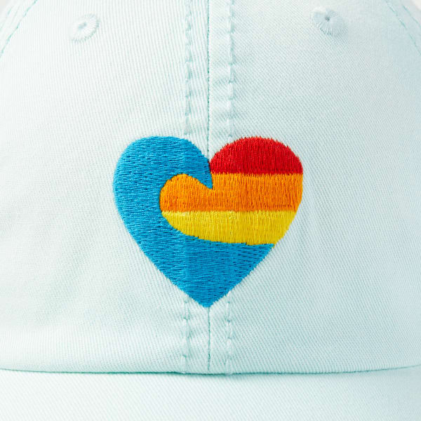 LIFE IS GOOD Wave Heart Cap