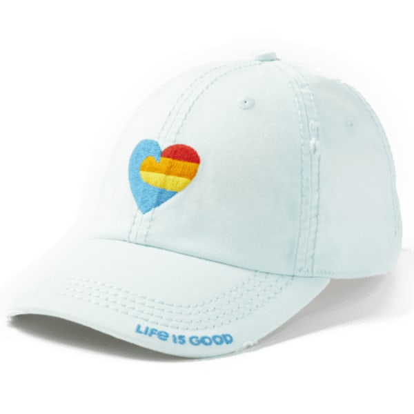 LIFE IS GOOD Wave Heart Cap