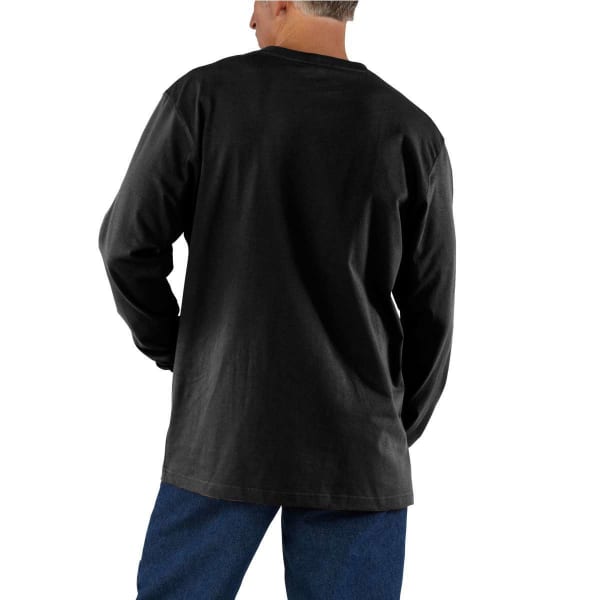 CARHARTT Men's K126 Workwear Long-Sleeve Pocket Tee, Extended Sizes