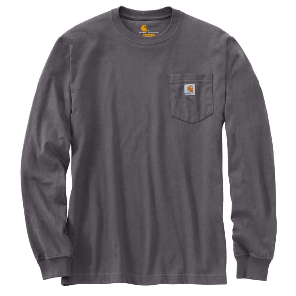 CARHARTT Men's K126 Workwear Long-Sleeve Pocket Tee, Extended Sizes