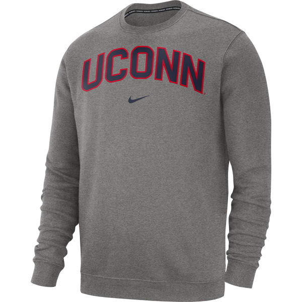 UCONN Men's Nike Club Fleece Crew Pullover