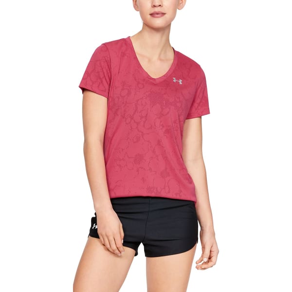 UNDER ARMOUR Women's UA Tech Short-Sleeve Marble Jacquard