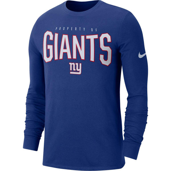 NEW YORK GIANTS Men's Nike Property Of Long-Sleeve Shirt