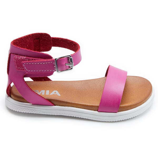 MIA Little Girls' Ellen Ankle Strap Sneaker Bottom Sandals