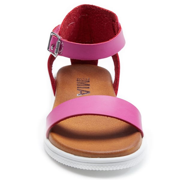 MIA Little Girls' Ellen Ankle Strap Sneaker Bottom Sandals