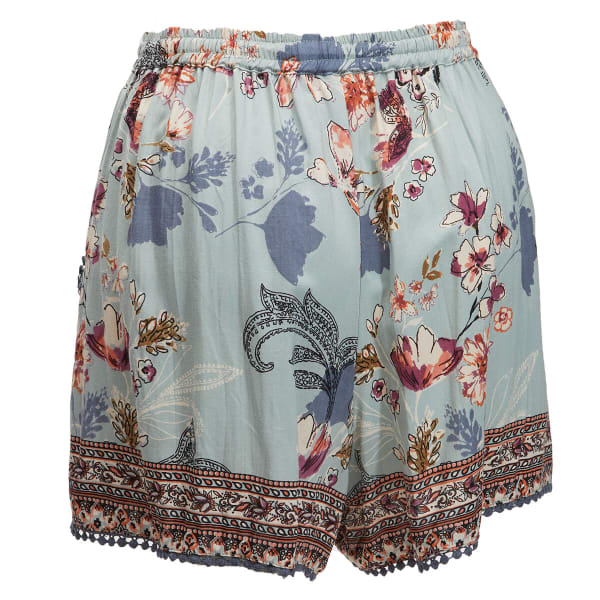 ANGIE Juniors' Tassel-Tie Shorts