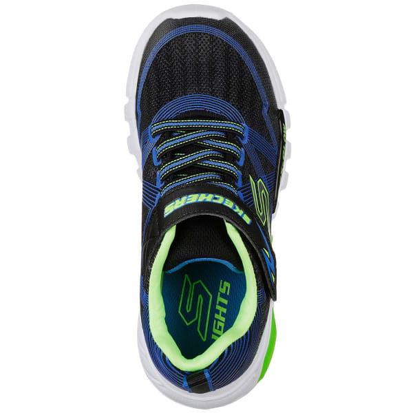 SKECHERS Boys' Flex Glow Parrox Light Up Shoes