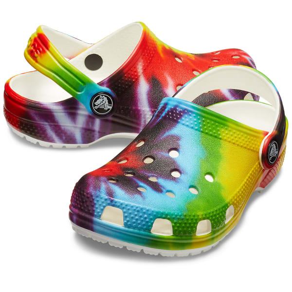 CROCS Kids' Classic Tie Dye Clogs