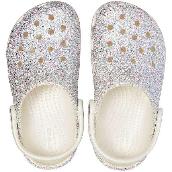 CROCS Girls' Classic Glitter Clog