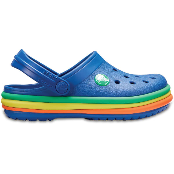 CROCS Kids' Rainbow Band Clogs