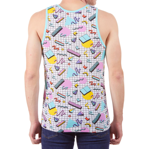 ALPHA BETA Men's Splash Print Tank Top