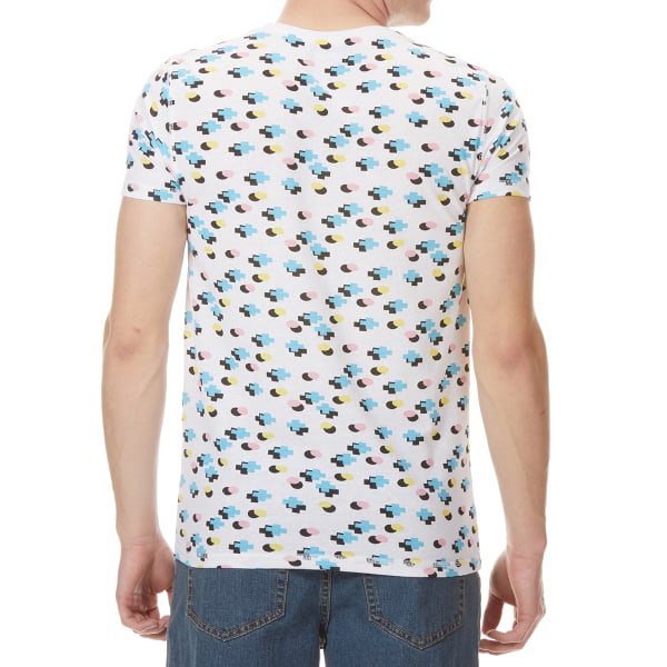 ALPHA BETA Men's Geometric Print Short-Sleeve Tee