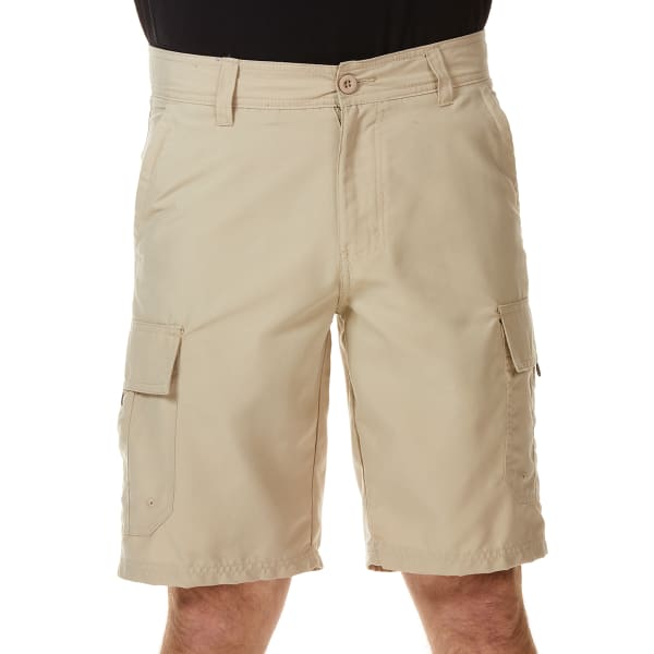 BURNSIDE Young Men's Solid Cargo Shorts