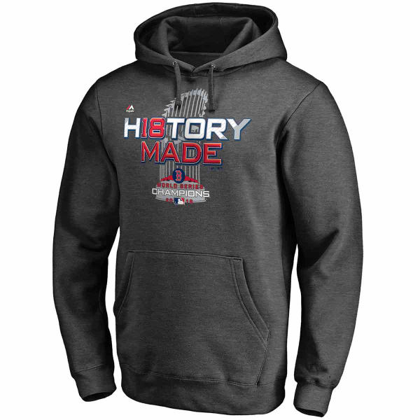 BOSTON RED SOX Men's 2018 World Series Champions Locker Room Pullover Hoodie