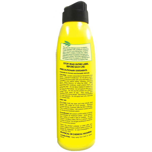 ADVENTURE MEDICAL Natrapel Lemon Eucalyptus Spray, 6 oz.