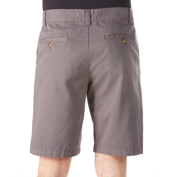 BCC Men's Flat Front Peached Twill Shorts