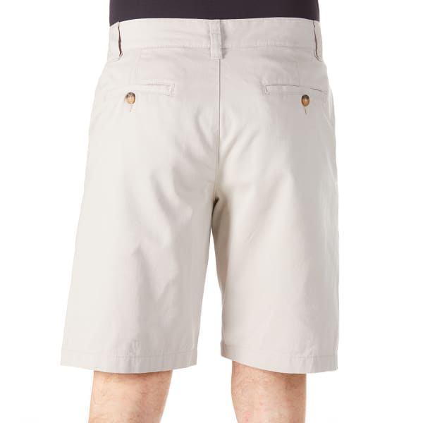 BCC Men's Flat Front Peached Twill Shorts