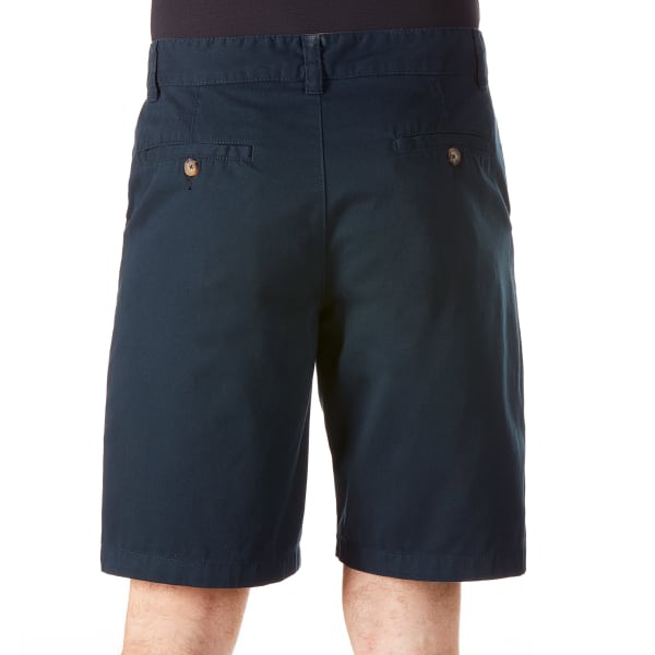 BCC Men's Flat Front Peached Twill Shorts