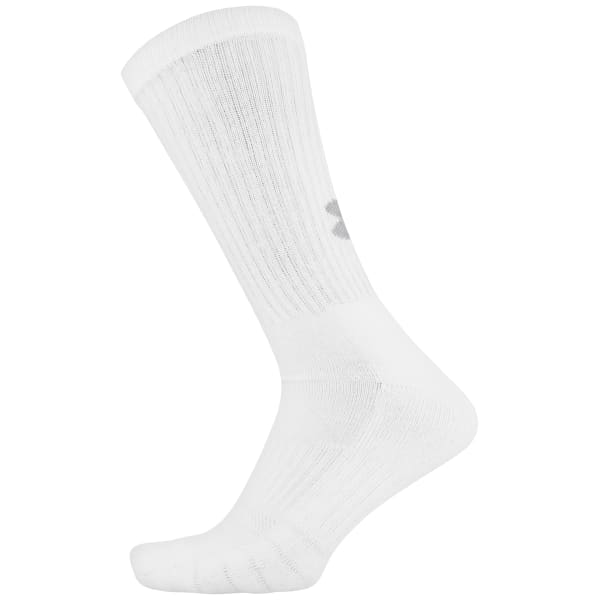 UNDER ARMOUR Boys' Cotton Training Crew Socks, 6 Pack