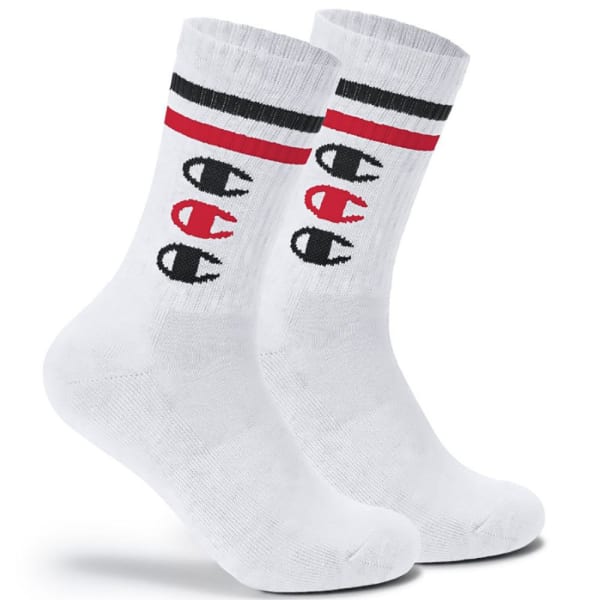 CHAMPION Men's Repeat C Crew Socks