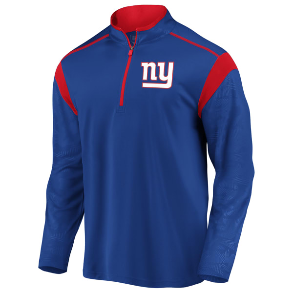 NEW YORK GIANTS Men's Defender Mission 1/4 Zip Pullover