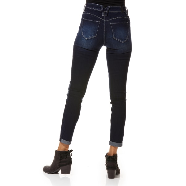 YMI Juniors' Denim Luxe Lift Rolled Cuff Jeans