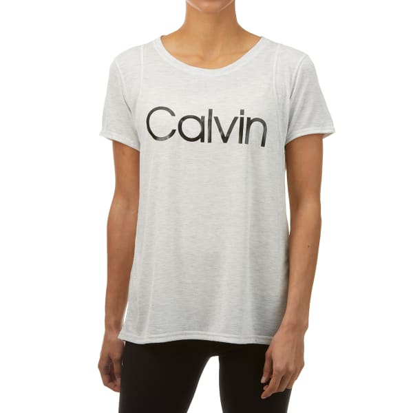 CALVIN KLEIN PERFORMANCE Women's Short-Sleeve Logo Tee