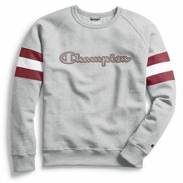 CHAMPION Men's Powerblend Colorblock Crew Neck Sweatshirt