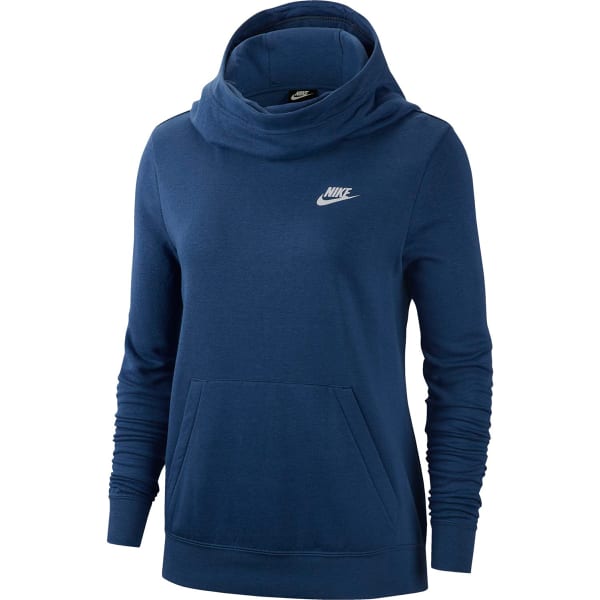 NIKE Women's Sportswear Club Fleece Funnel-Neck Hoodie