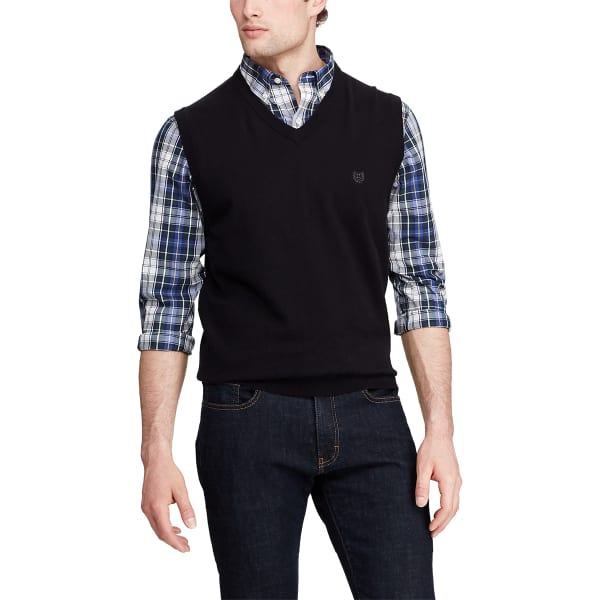 CHAPS Men's Classic Fit V-Neck Sweater Vest