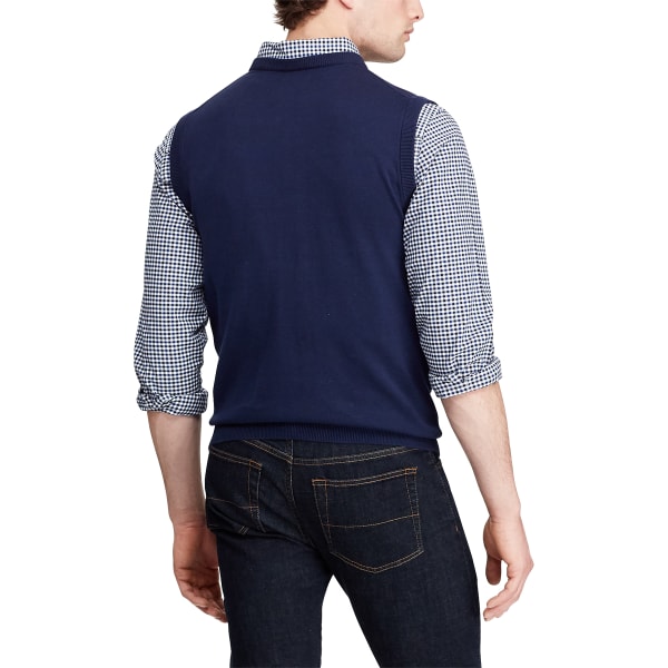 CHAPS Men's Classic Fit V-Neck Sweater Vest