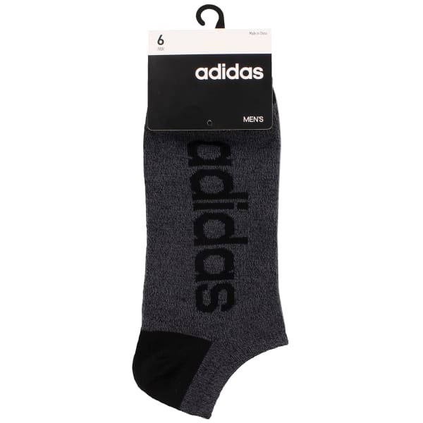 ADIDAS Men's Superlite Linear No-Show Socks, 6-Pack