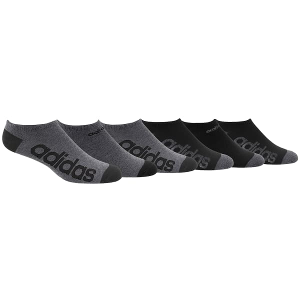 ADIDAS Men's Superlite Linear No-Show Socks, 6-Pack