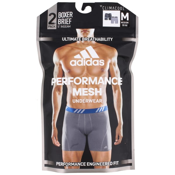 ADIDAS Men's Performance Mesh Boxer Briefs, 2-Pack