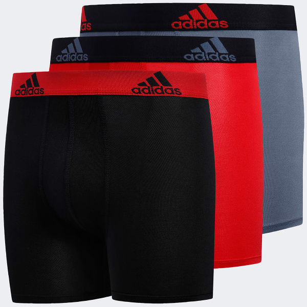 ADIDAS Boys' Climalite Boxer Briefs, 3-Pack