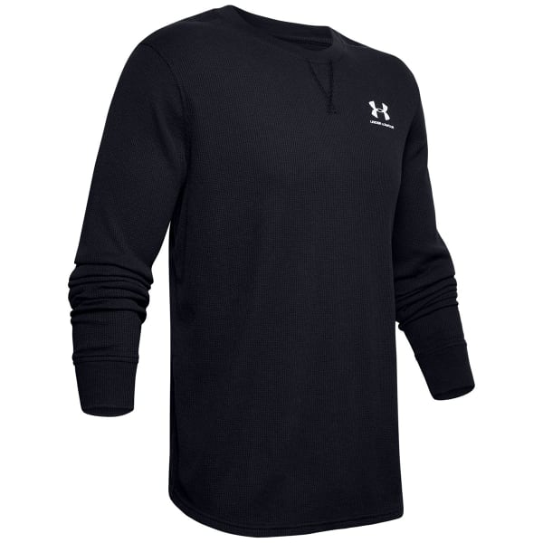 UNDER ARMOUR Men's Long-Sleeve Sportstyle Essential Texture Crewneck Shirt