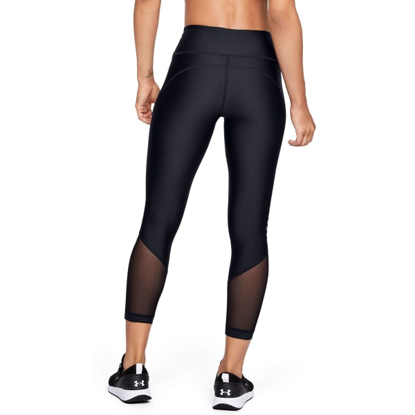 UNDER ARMOUR Women's HeatGear Mesh Graphic Ankle Crop Training Pants