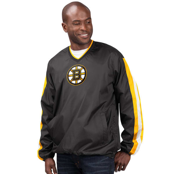 BOSTON BRUINS Men's Kickoff V-Neck Pullover Jacket