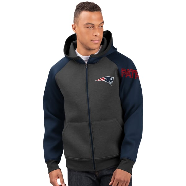 NEW ENGLAND PATRIOTS Men's Wild Card Full Zip Hooded Jacket