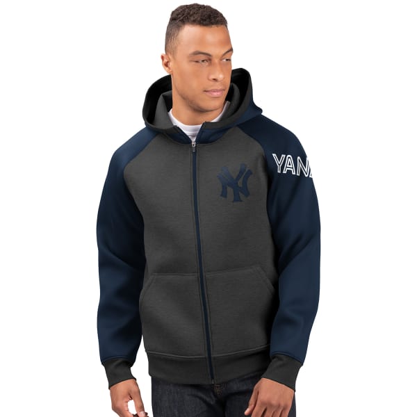 NEW YORK YANKEES Men's Wild Card Full Zip Hooded Jacket