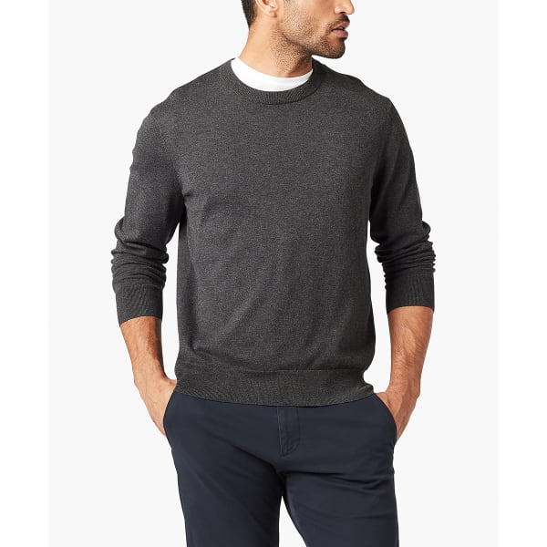 DOCKERS Men's Cotton Heather Crewneck Sweater