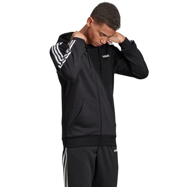 ADIDAS Men's Essentials 3-Stripe Fleece Hoodie