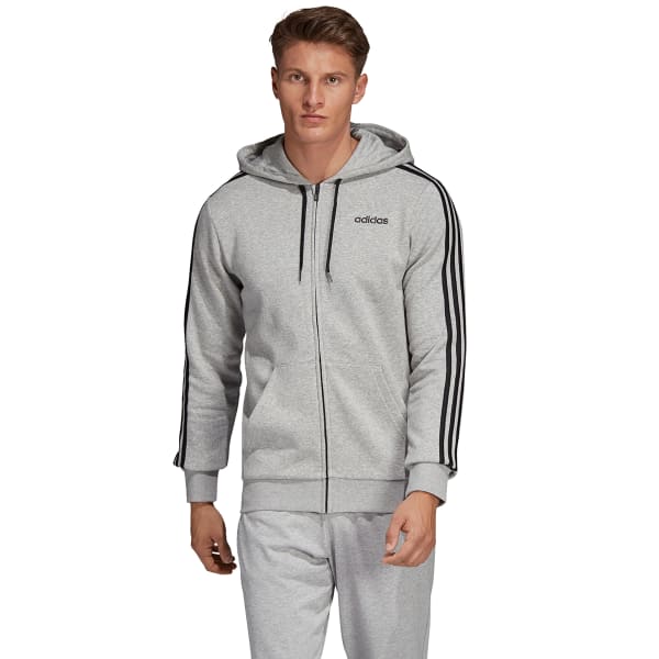 ADIDAS Men's Essentials 3-Stripe Fleece Hoodie